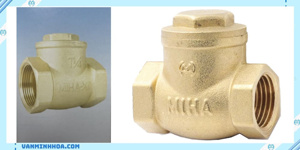 van 1 chiều lá đồng miha