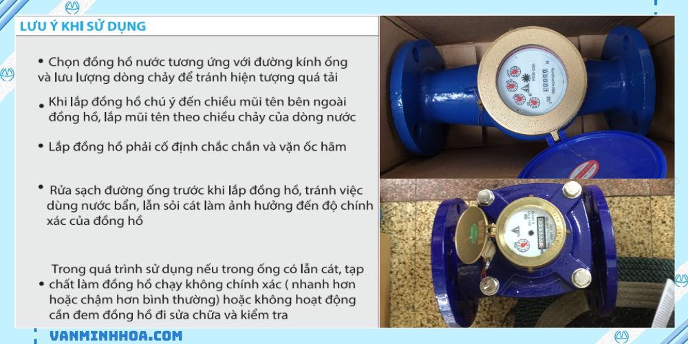 đồng hồ thân gang nối bích fuda 3