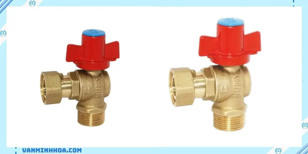 tổng quan van góc đồng miha 15 tay khoá