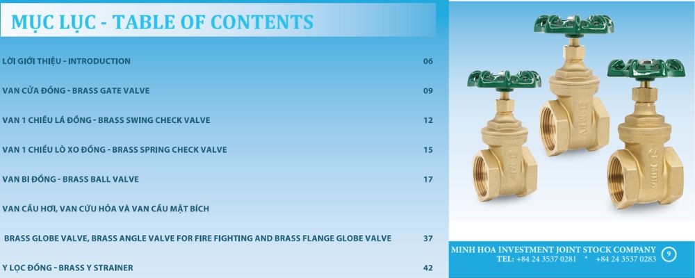 catalogue van minh hòa