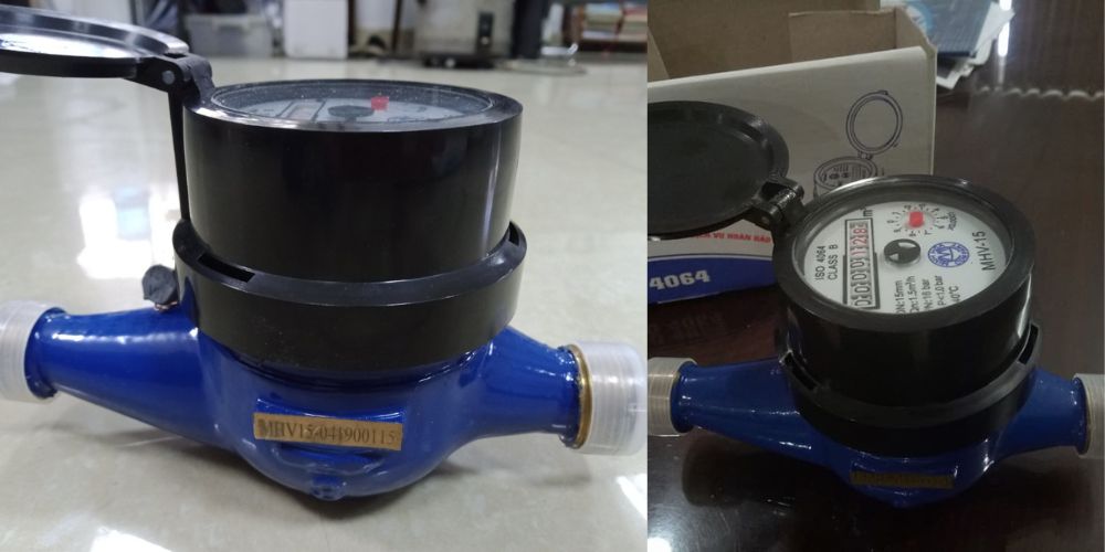 đồng hồ nước thân đồng mhv