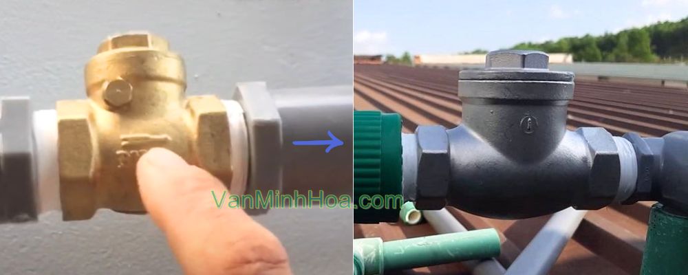 Ký hiệu van 1 chiều