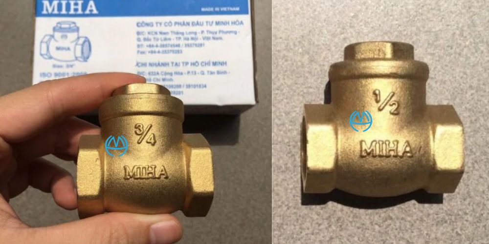 van 1 chiều lá đồng miha