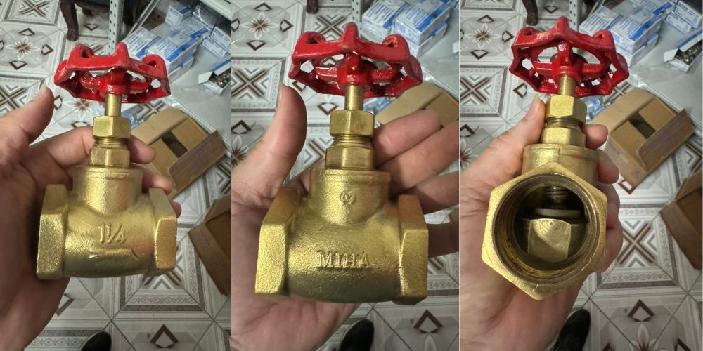 Van cầu hơi đồng Miha