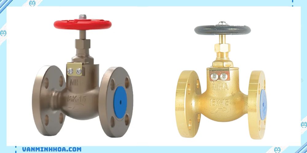 van cầu mặt bích 1 chiều miha 16k