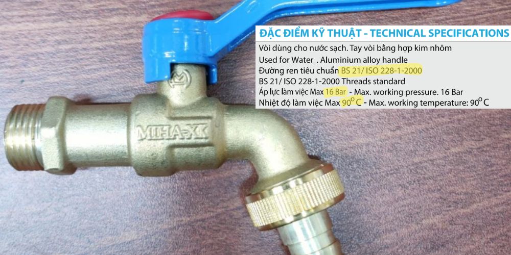 vòi đồng mạ đầu nối mềm tay nhôm