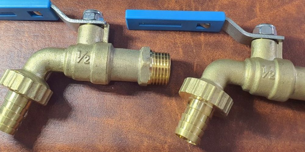 vòi đồng mbv tay gạt inox