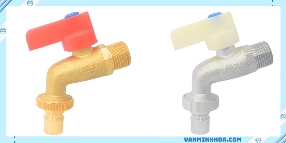 vòi máy giặt miha tay gạt