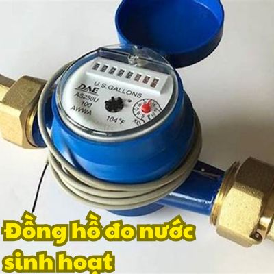 đồng hồ đo nước sinh hoạt