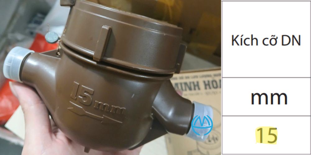 Đồng hồ nước thân nhựa MI