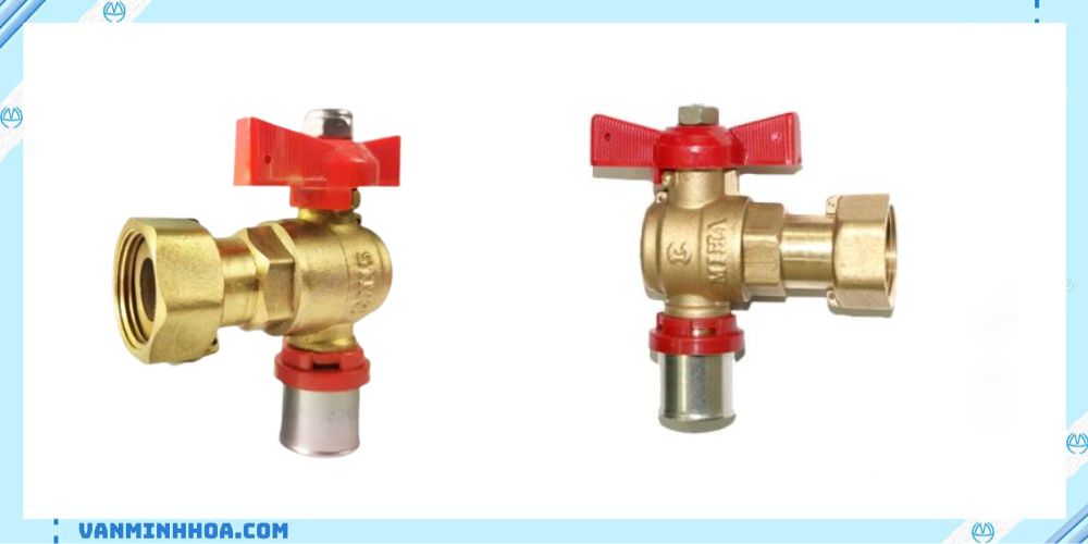 van góc đồng nối bấm miha tay bướm abs