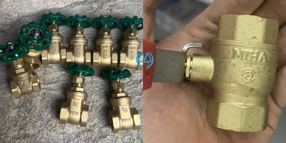 van khóa nước bằng đồng