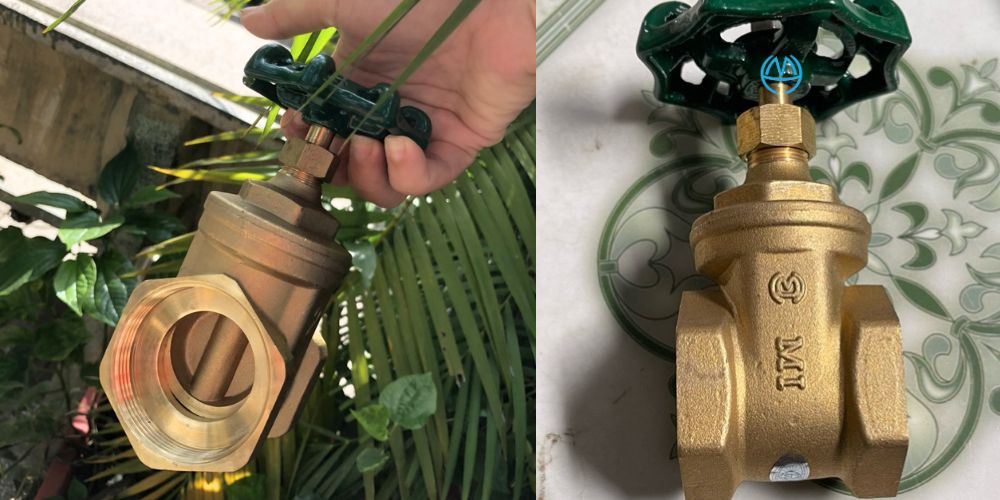 van khóa nước bằng đồng