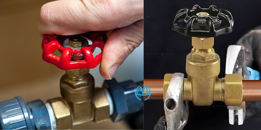 van khóa nước bằng đồng