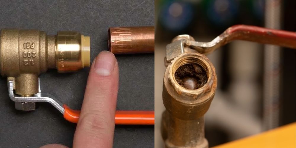 van khóa nước bằng đồng