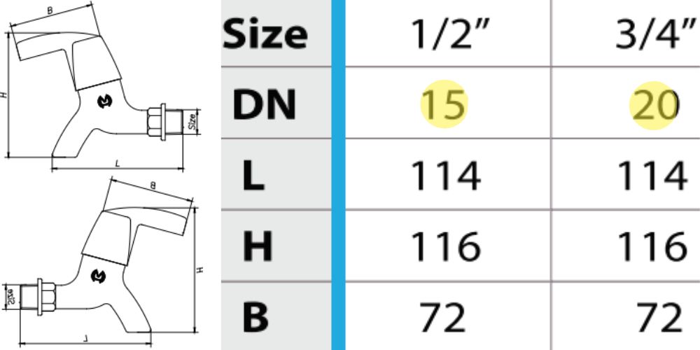 vòi nhựa đĩa ceramic nối ống mềm tay gạt