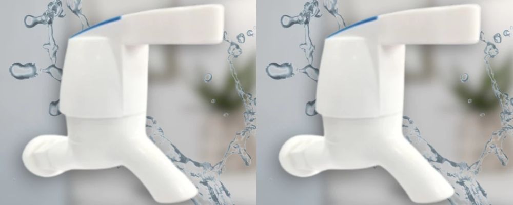 vòi nhựa đĩa ceramic tay gạt