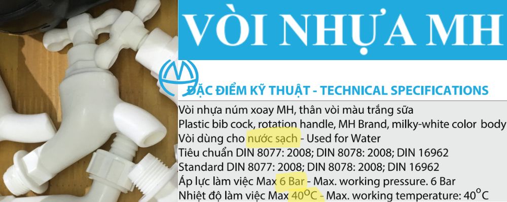 vòi nhựa MH
