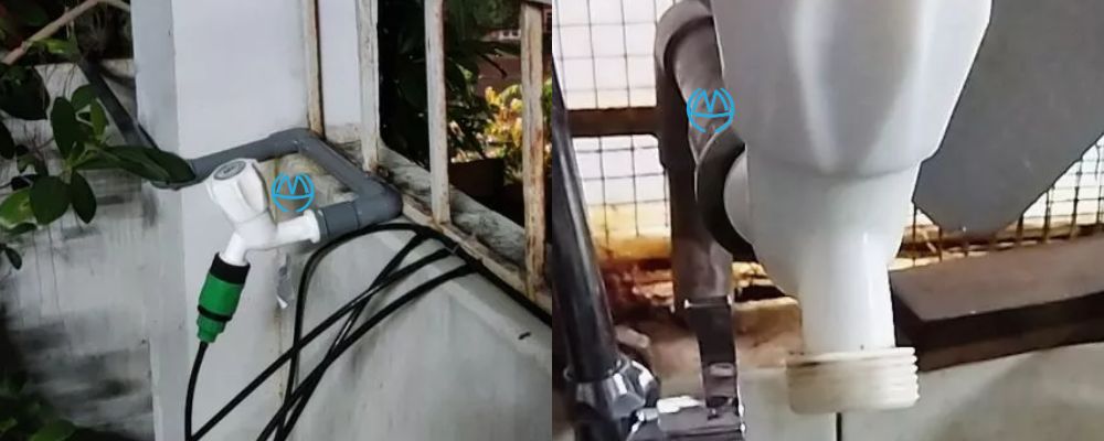 vòi nhựa mh nối ống mềm núm vặn