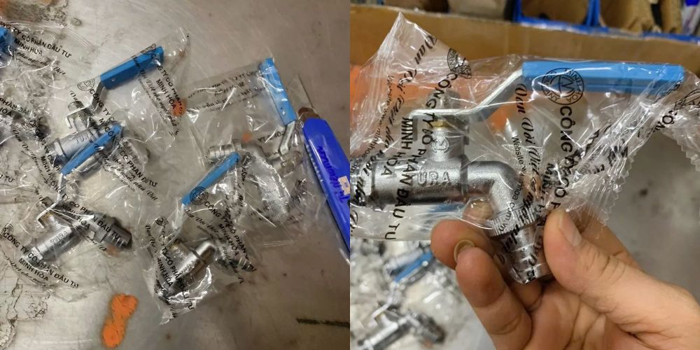 vòi nước hợp kim