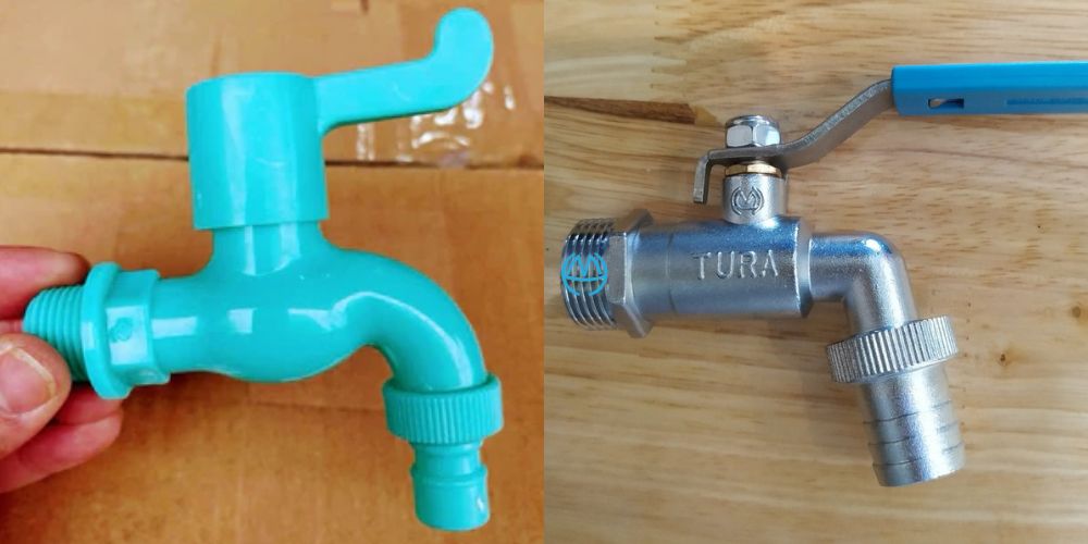 vòi nước nhựa phi 21