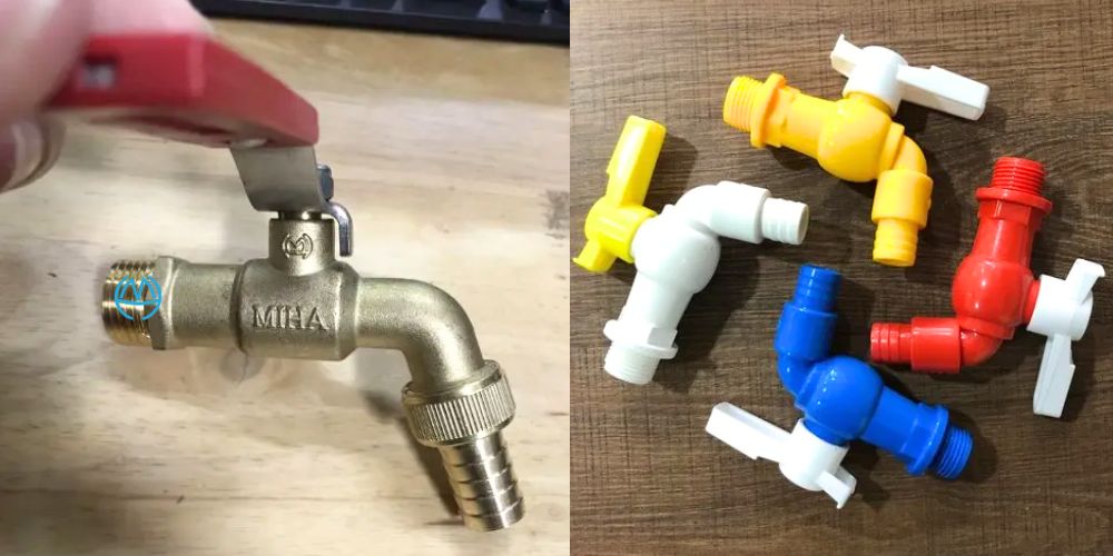 vòi nước nhựa phi 21