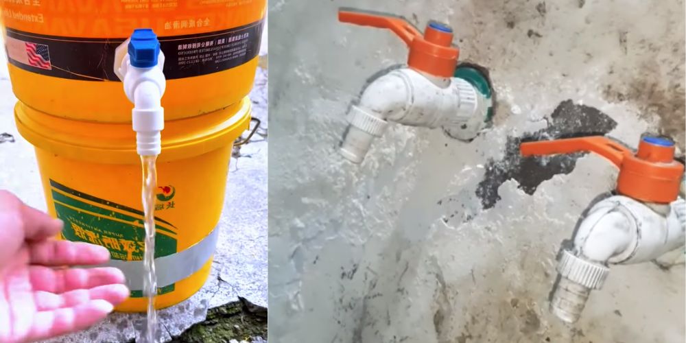 vòi xả nước nhựa