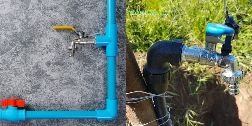 kích thước vòi nước