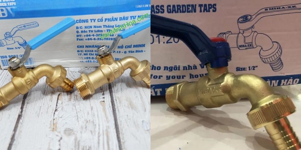 kích thước vòi nước