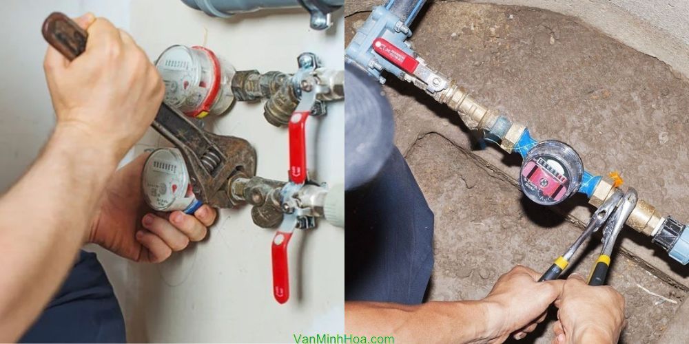 van đồng hồ nước