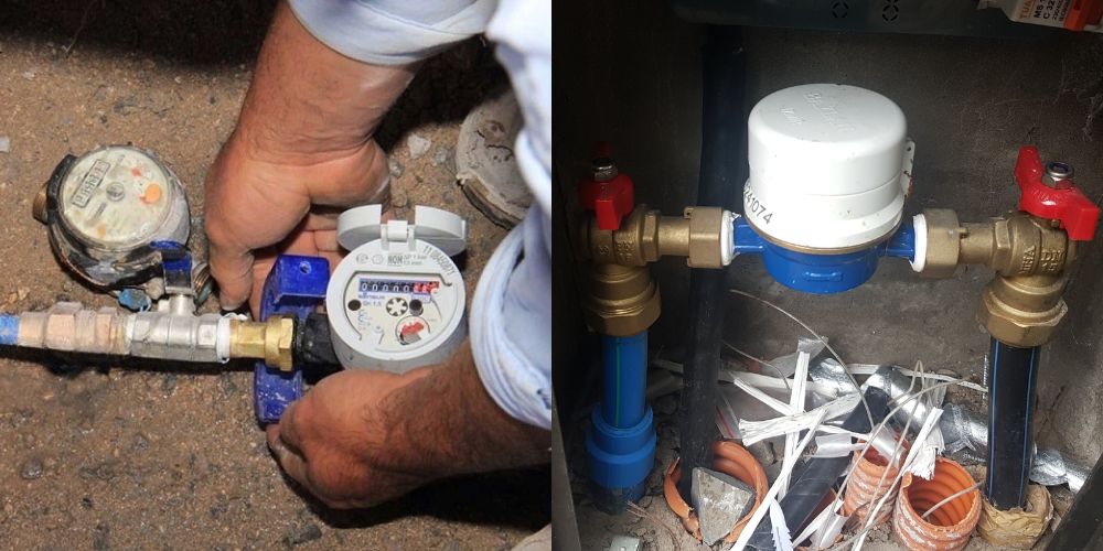 van đồng hồ nước