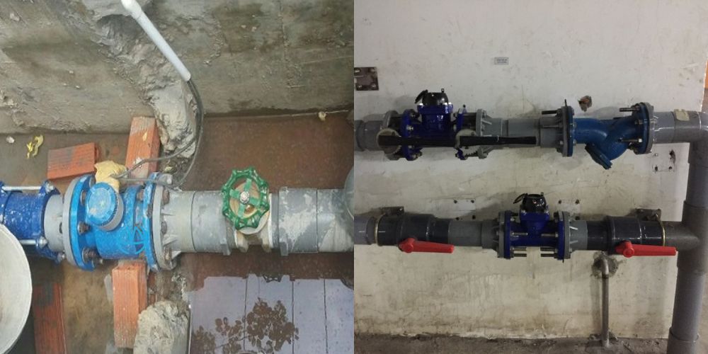 van đồng hồ nước