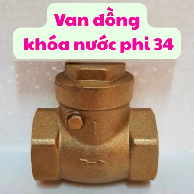 van khóa nước phi 34 đồng