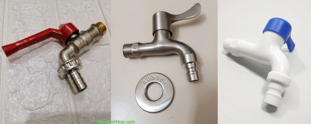 vật liệu thường dùng ủa vòi máy giặt