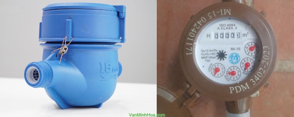 đồng hồ nước có kiểm định minh hòa