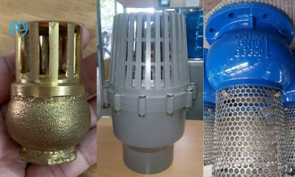 các dạng lưới lọc của chõ bơm nước