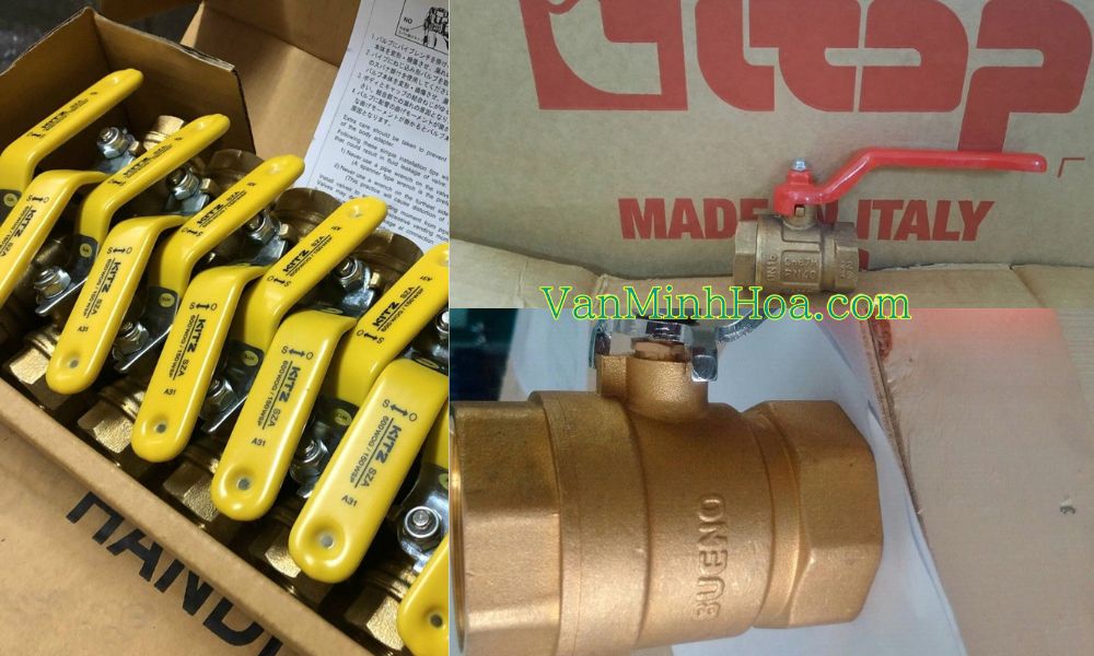 các nhà sản xuất và nhãn hiệu ngoại quốc van gạt đồng