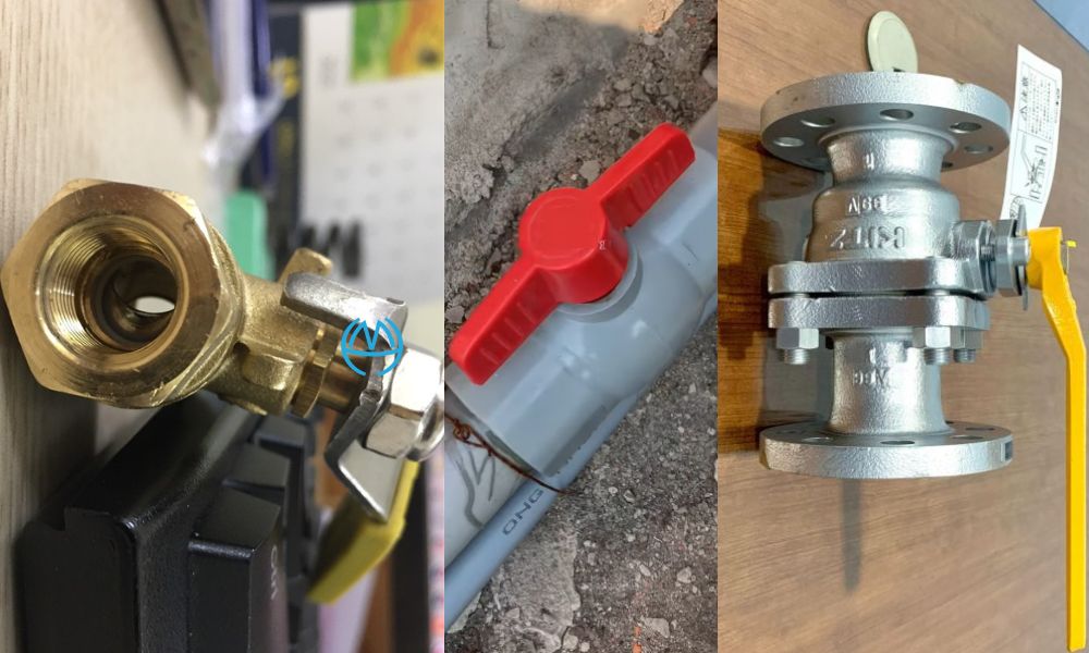 cách chọn nhanh van bi tay gạt theo kiểu nối ống