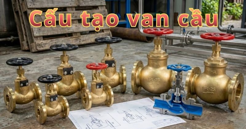 cấu tạo van cầu
