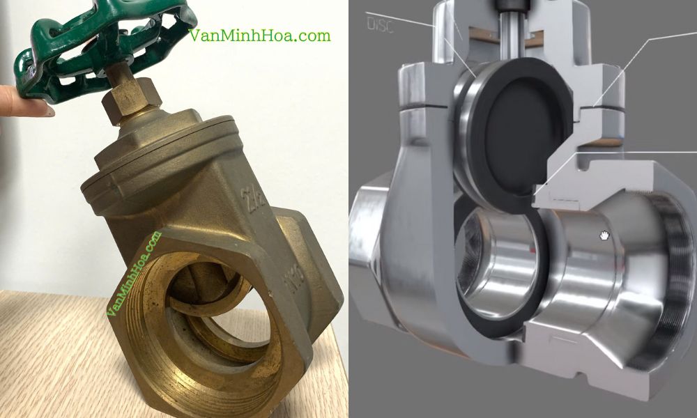 cấu tạo van cổng đĩa