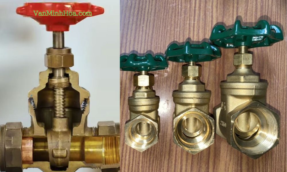 cấu tạo van cổng tay vận hành