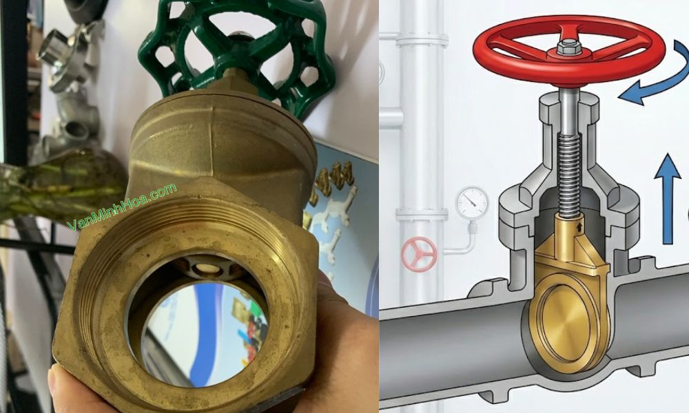 cơ chế đóng mở đặc trưng của van cổng 1