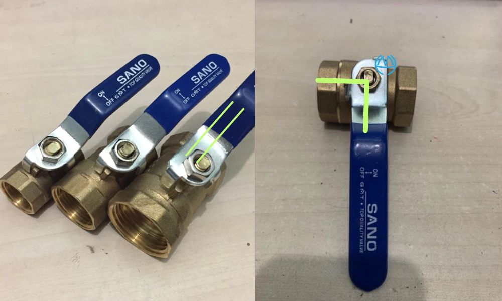 cơ chế làm việc của van bi tay gạt dn50