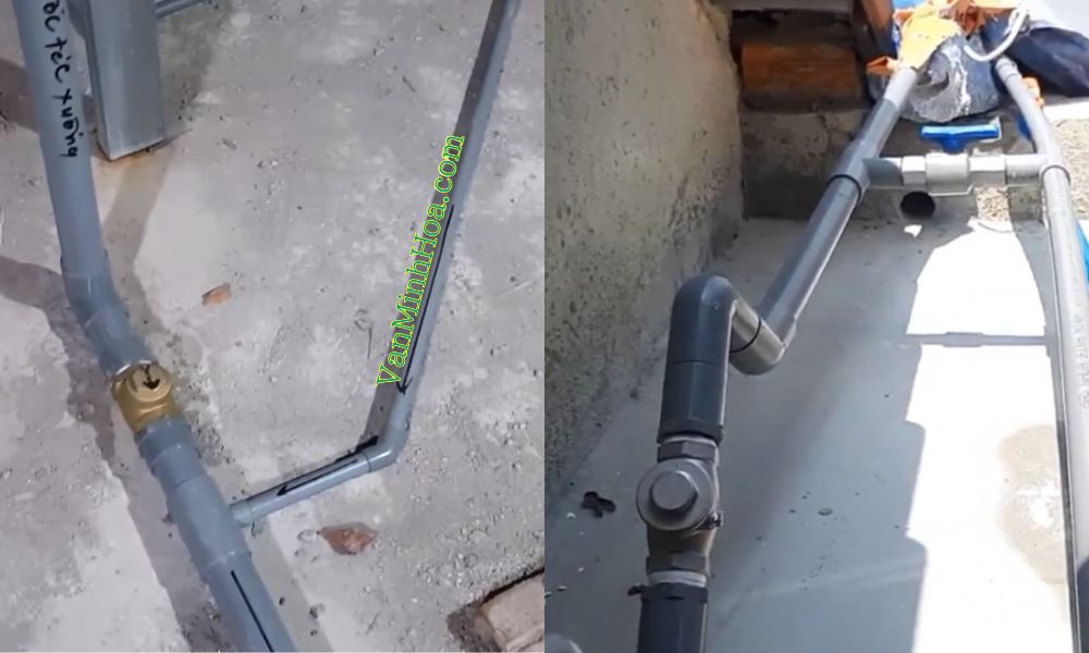 hệ thống van 1 chiều phi 34 không hoạt động