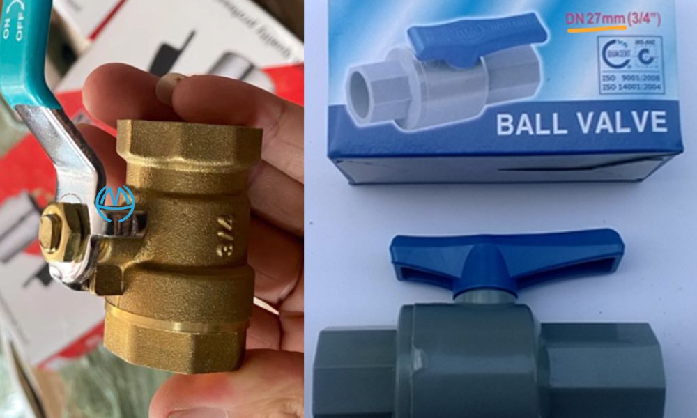 kích thước van bi phi 27