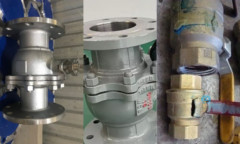 Lựa chọn vật liệu van bi DN100 phù hợp