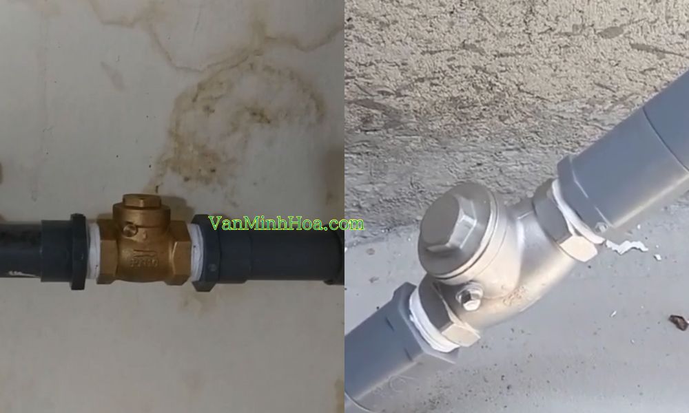 lưu chất dùng van 1 chiều phi 34