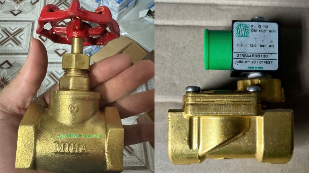 nhãn hiệu van hơi nóng