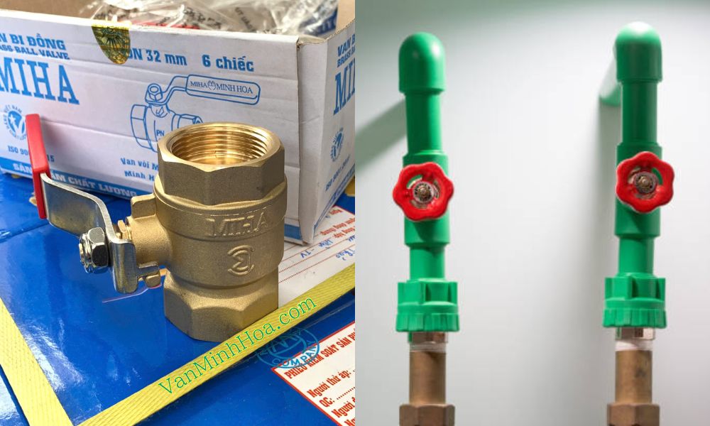 nhãn hiệu van khóa nước nóng