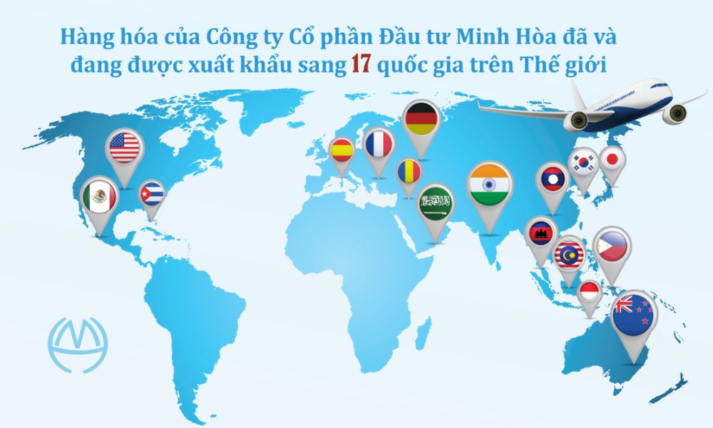 quốc gia Minh Hòa Valve xuất khẩu